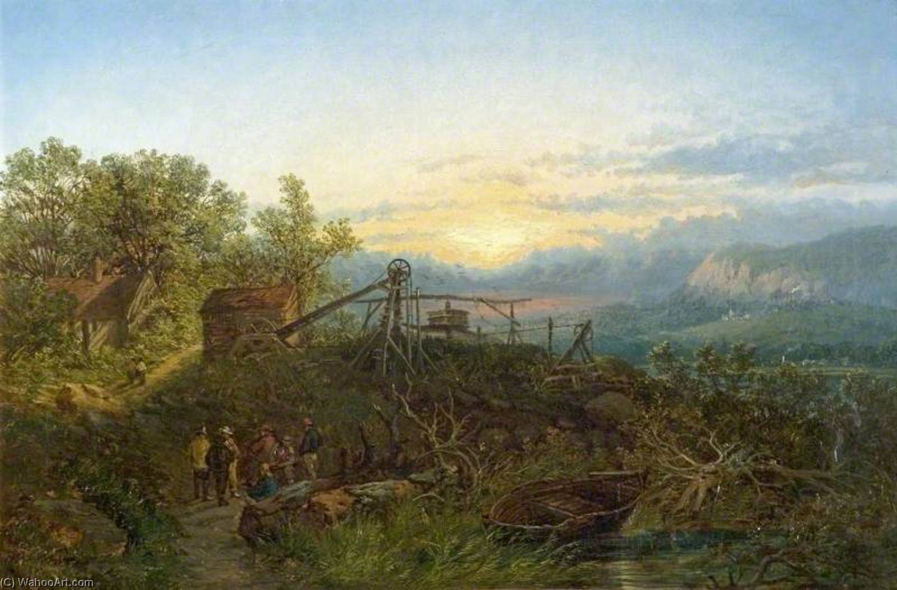 Old Coal Shaft Near Heanor, Derbyshire — John Holland