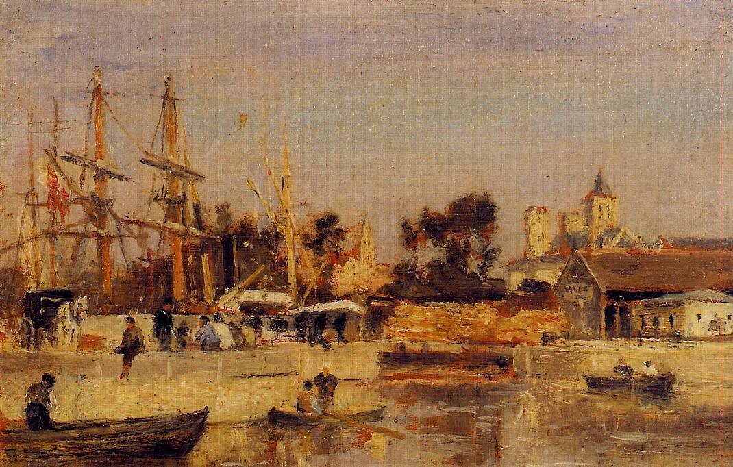 A Corner Of The Port, Caen — Stanislas Lépine
