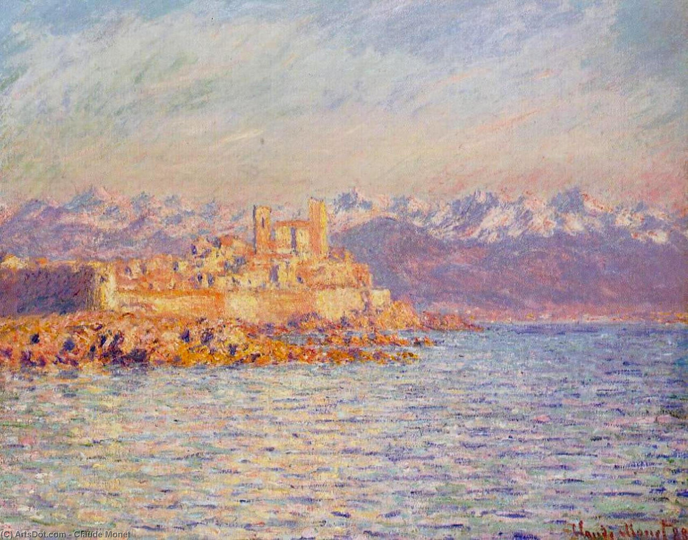The Bay Of Antibes — Claude Monet