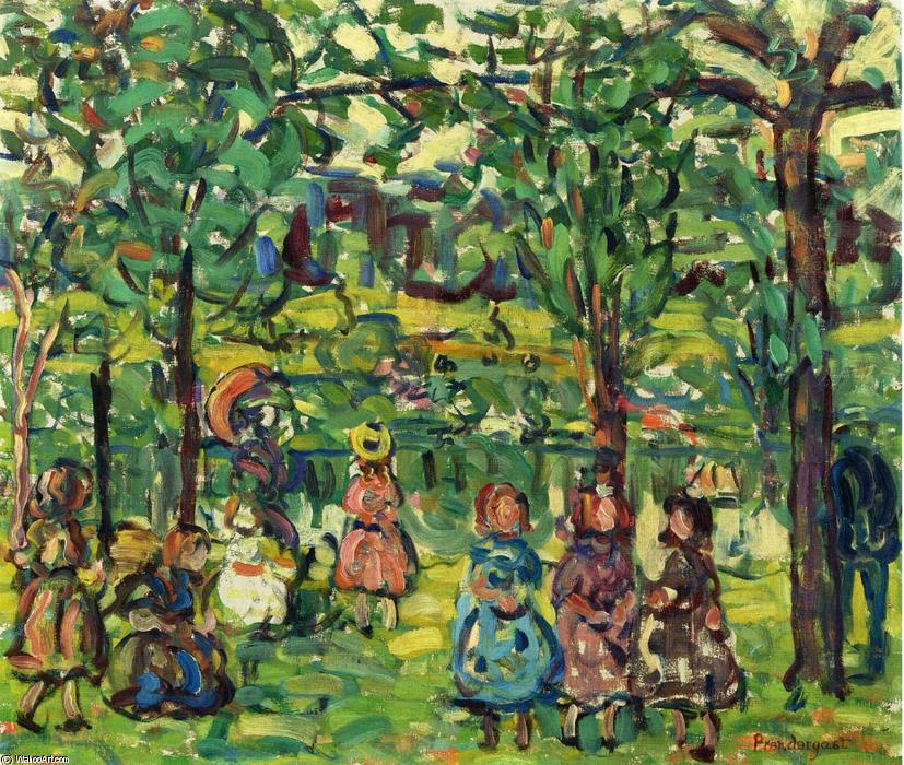 Children In The Park — Maurice Brazil Prendergast
