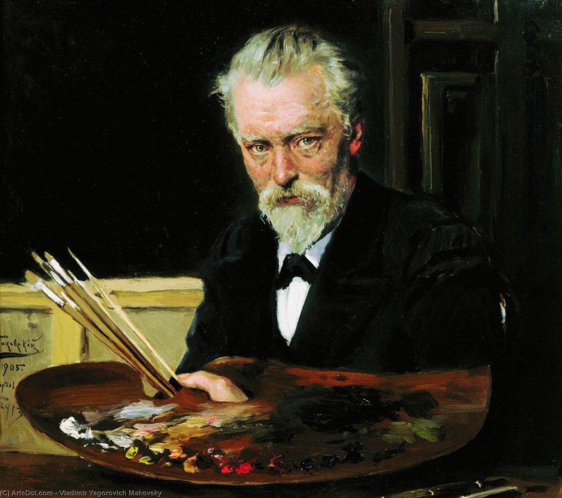 Self Portrait — Vladimir Yegorovich Makovsky