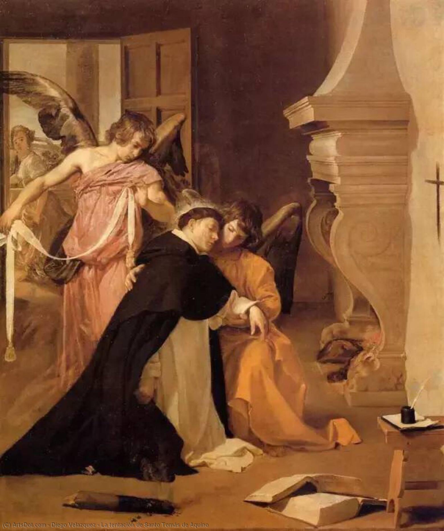 La Tentación De Santo Tomás De Aquino — Diego Velázquez