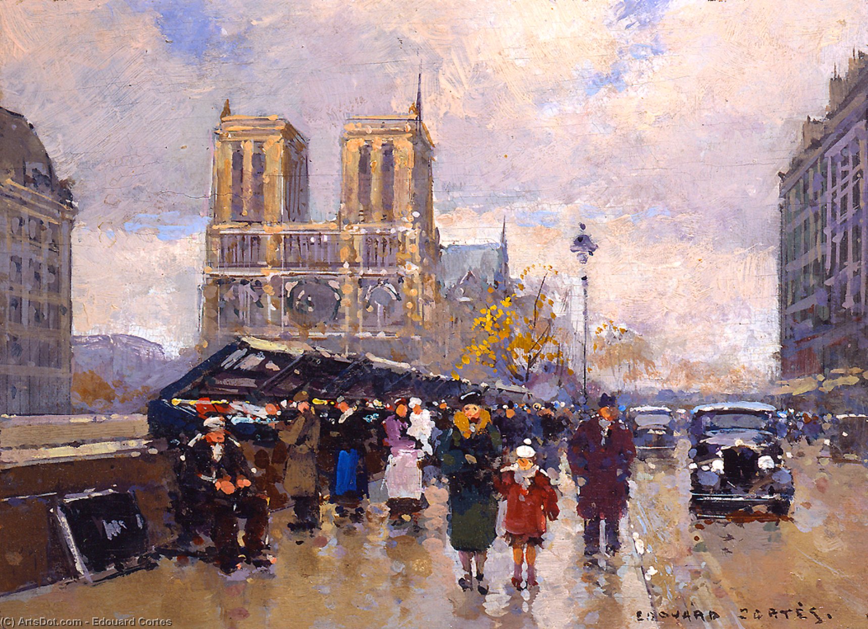 Place Saint Michel, Notre Dame — Edouard Cortès