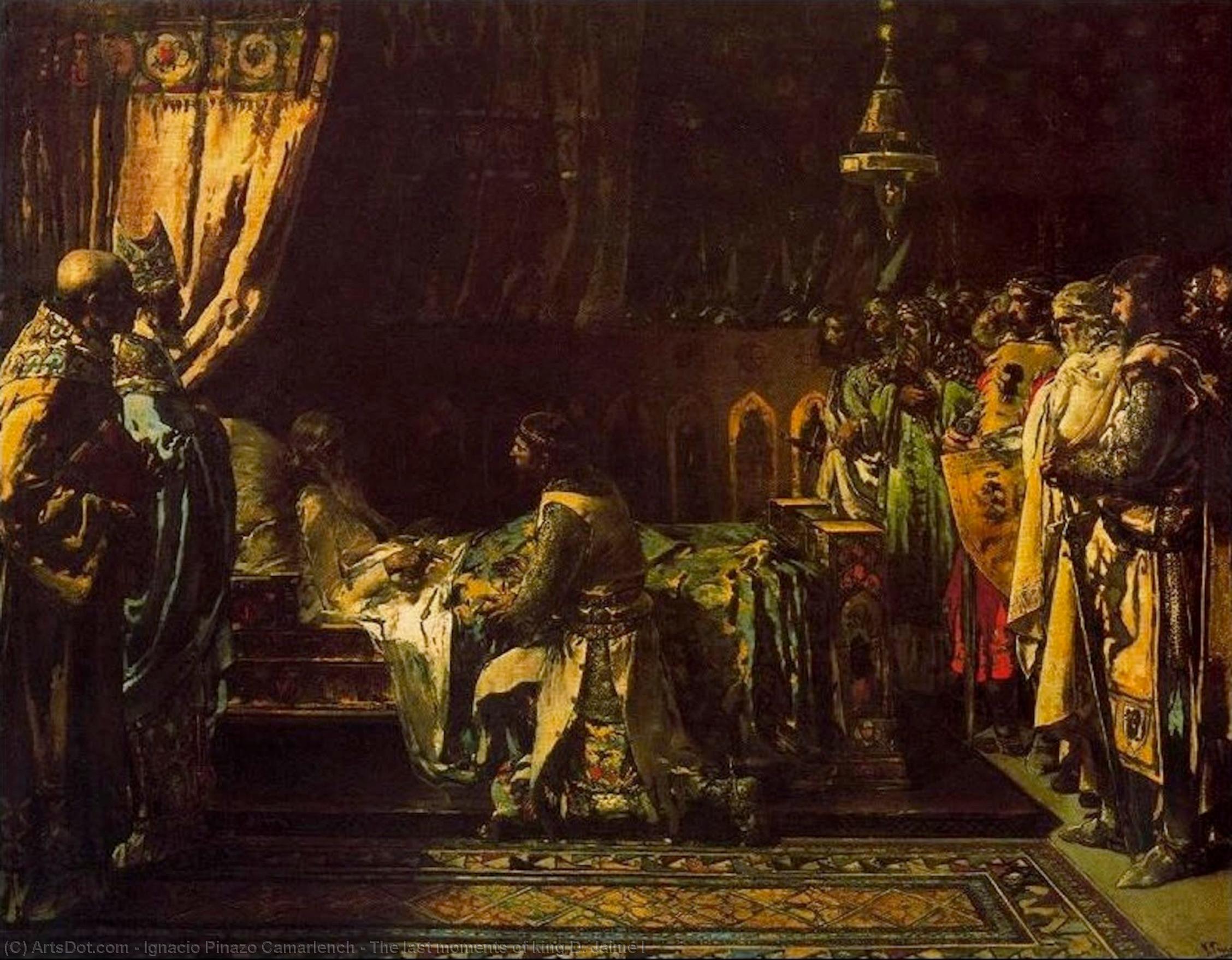 The Last Moments Of King D. Jaime I — Ignacio Pinazo Camarlench