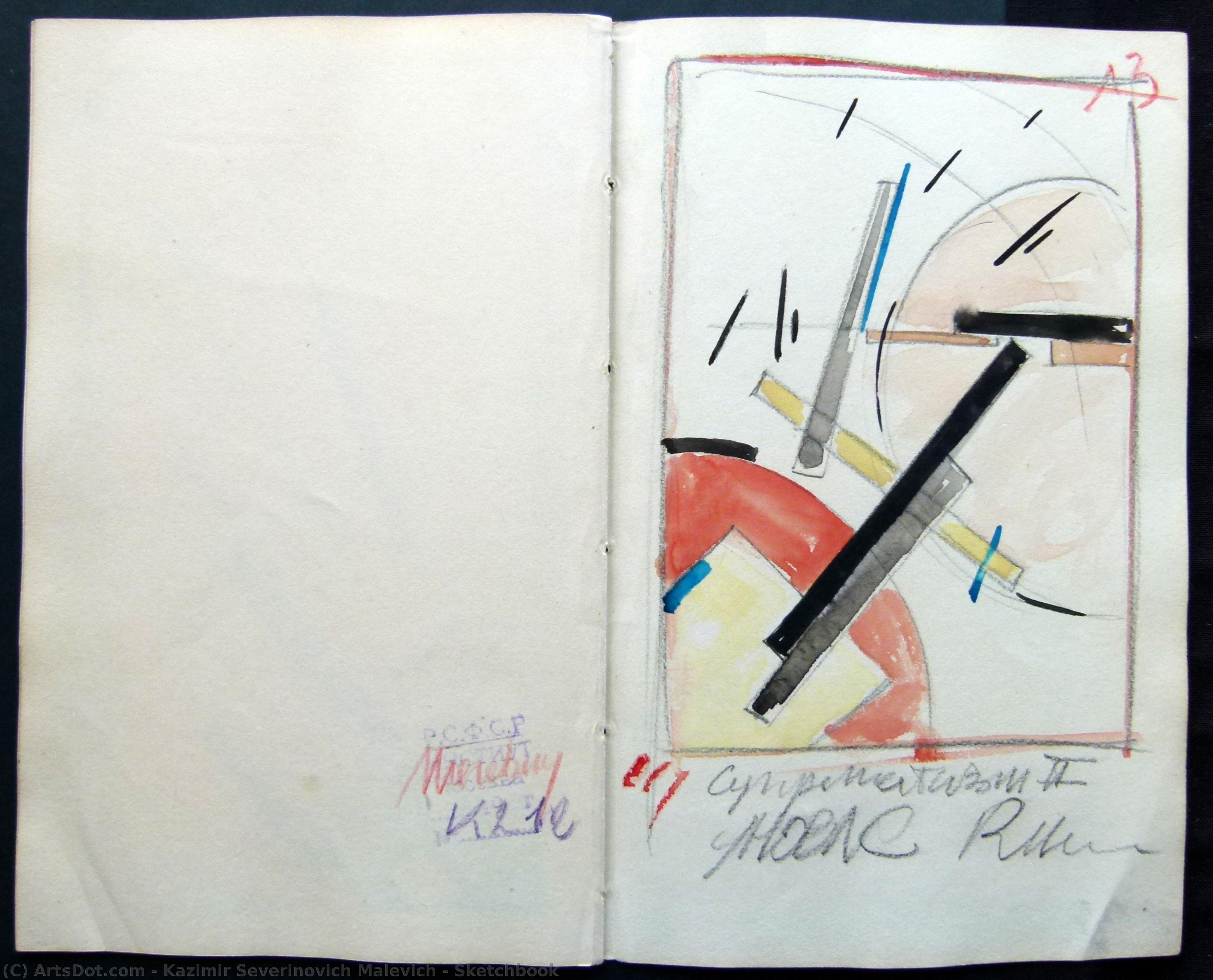 Sketchbook — Kazimir Malevich