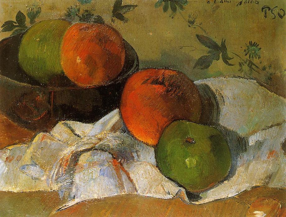 Apples And Bowl — Eugène Henri Paul Gauguin