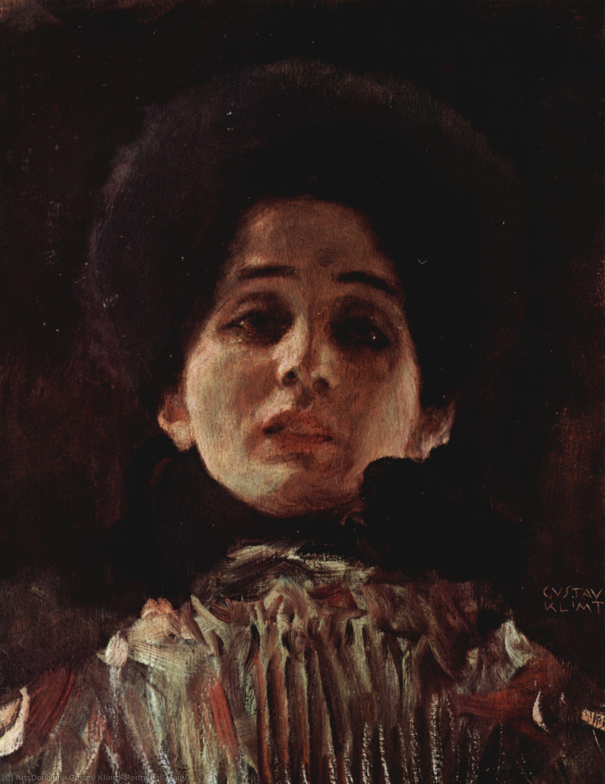 Portrait Of A Lady — Gustav Klimt