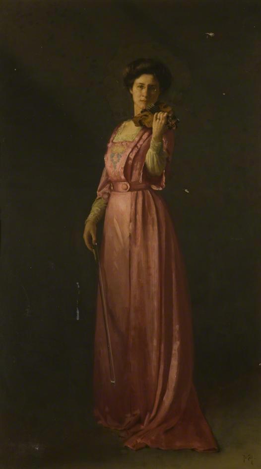 Mrs Fielden, Violinist — Thomas Cooper Gotch