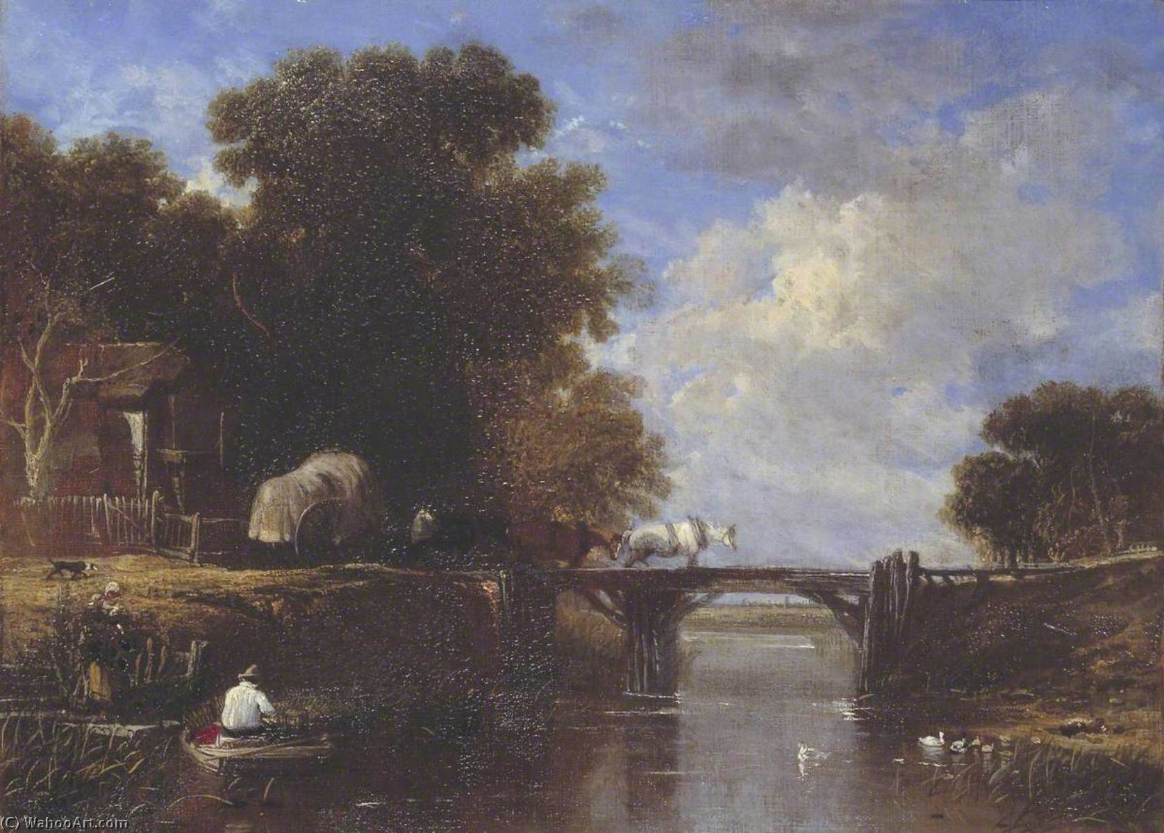 Wooden Bridge — Sir Augustus Wall Callcott