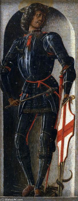 Griffoni Polyptych: St George — Ercole De' Roberti