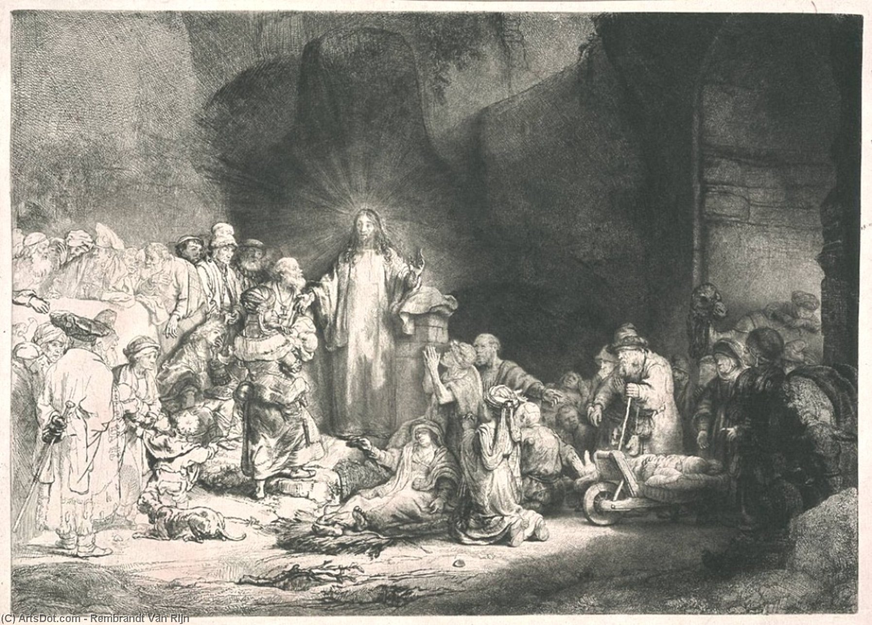 The Hundred Guilder Print — Rembrandt Van Rijn