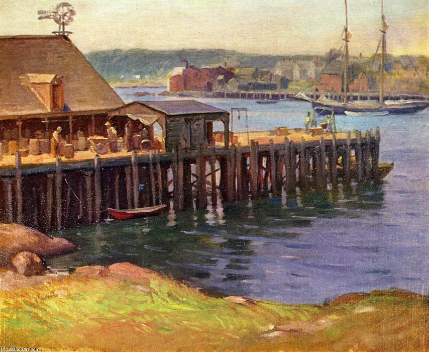 Dock Workers, Gloucester — Frank Duveneck