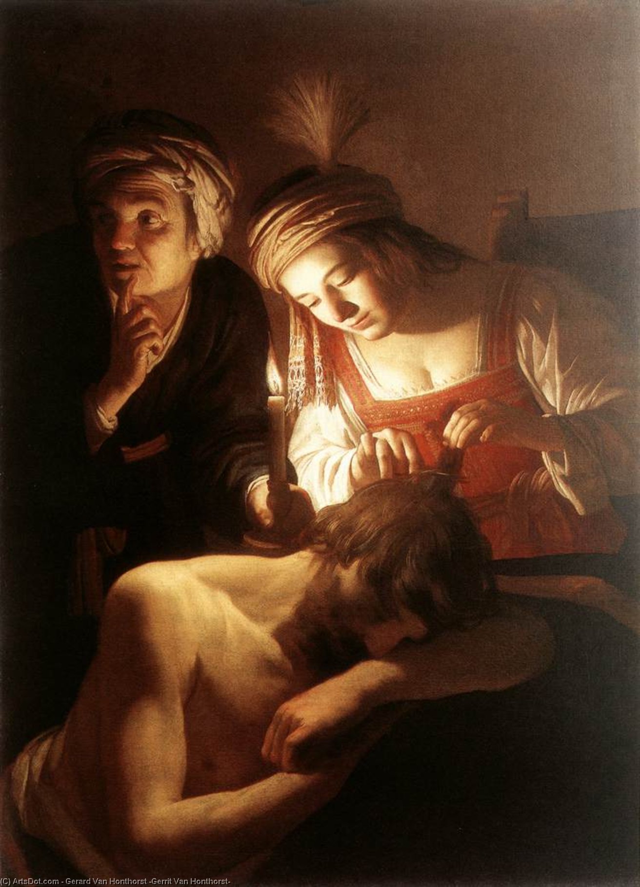 Samson And Delilah — Gerard Van Honthorst