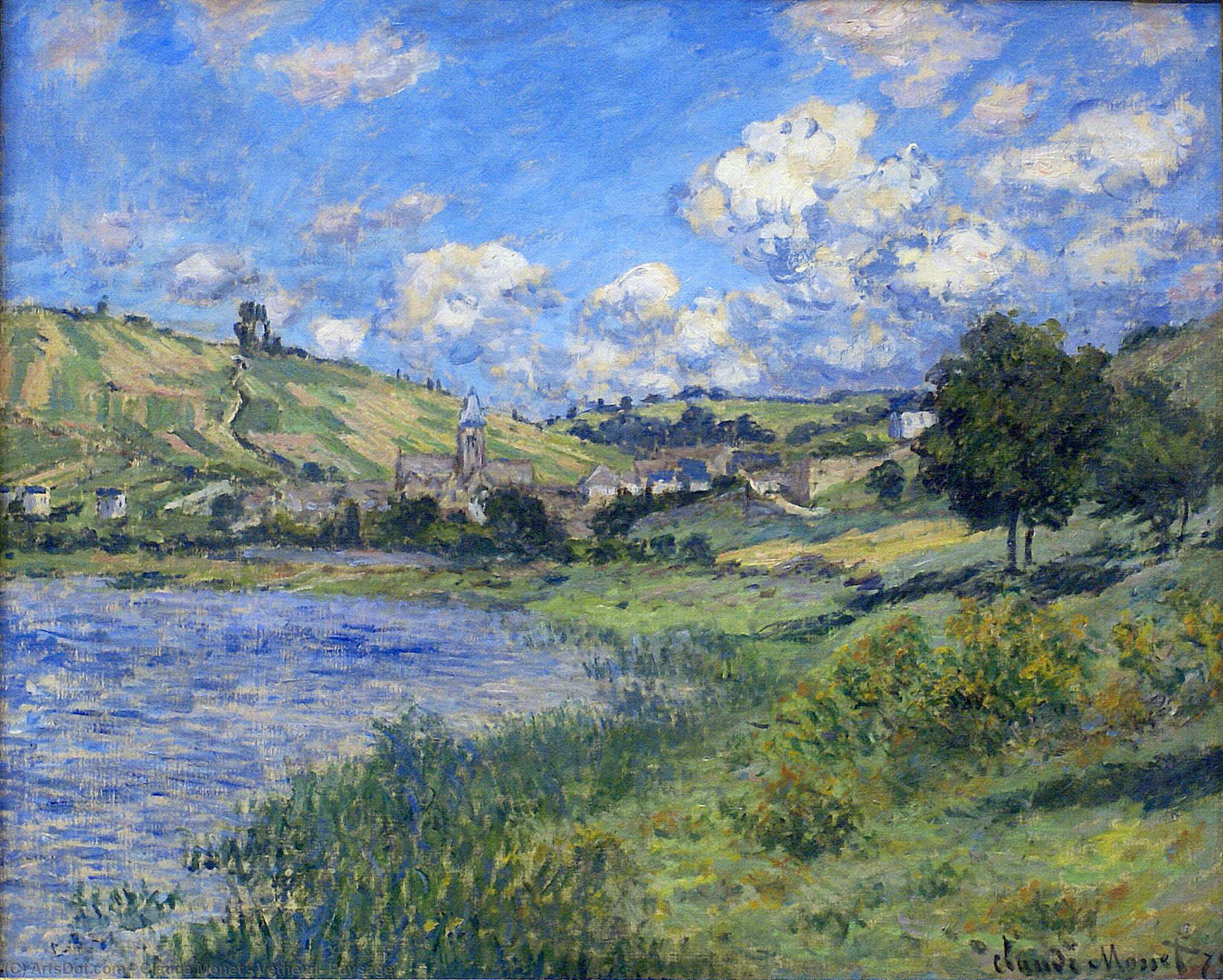 Vetheuil, Paysage — Claude Monet