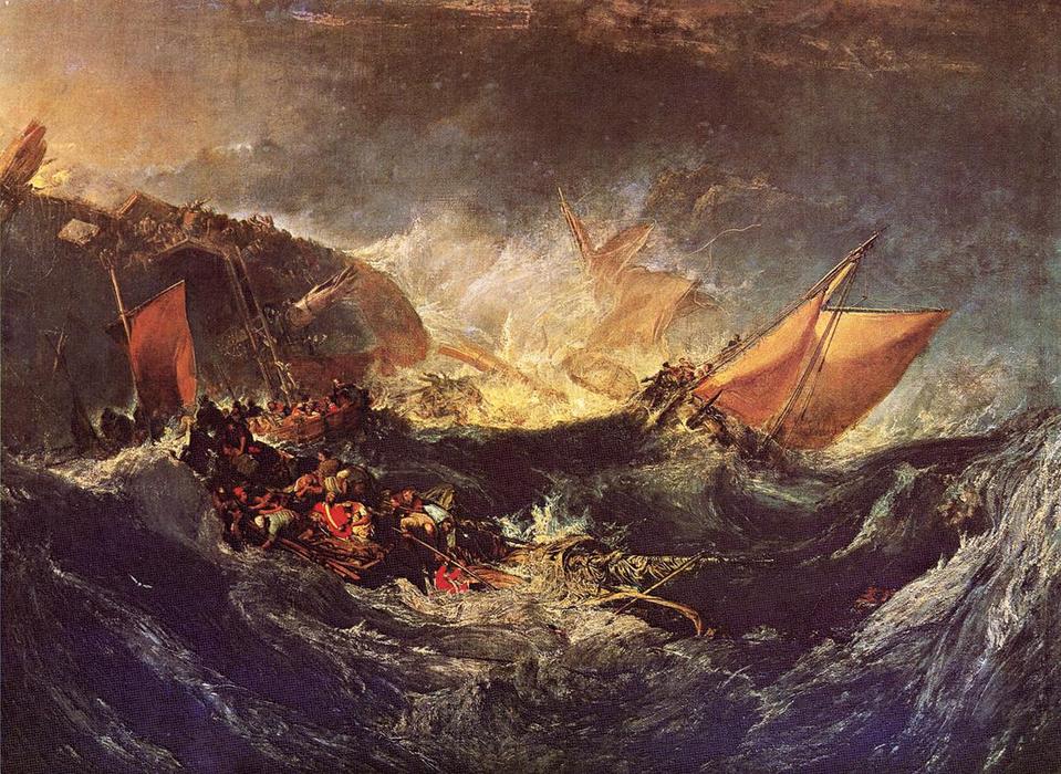 The Wreck Of A Transport Ship — Joseph Mallord William Turner