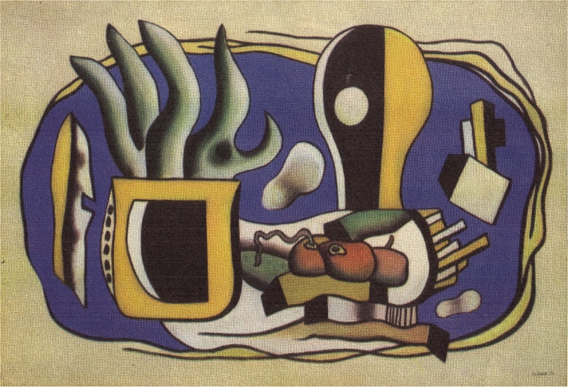 Naturaleza Muerta Con Tres Frutas — Fernand Léger
