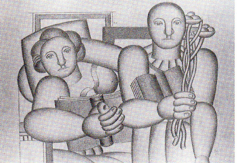 Learning To Read — Fernand Léger
