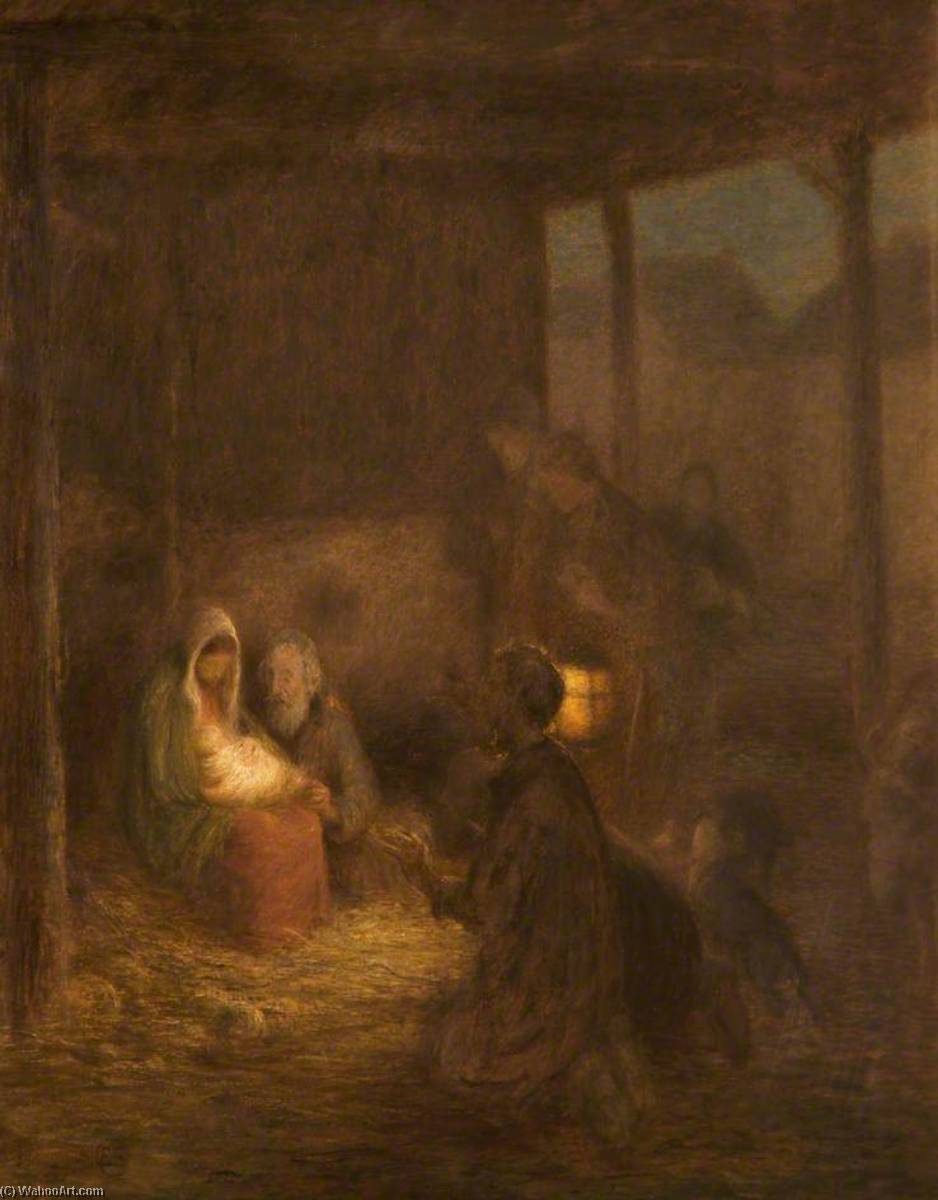 There Was No Room In The Inn — William Edward Stott