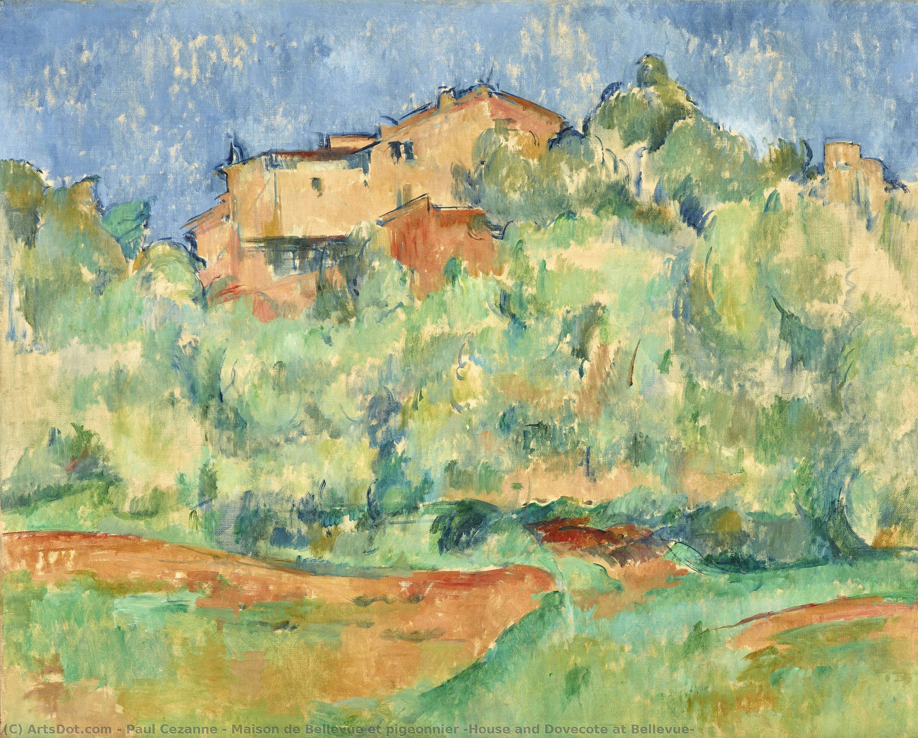 Maison De Bellevue Et Pigeonnier (house And Dovecote At Bellevue) — Paul Cézanne