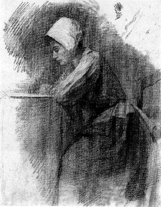 Girl Writing — Piet Mondrian