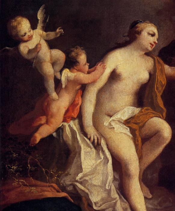 Venus And Adonis (detail) — Jacopo Amigoni