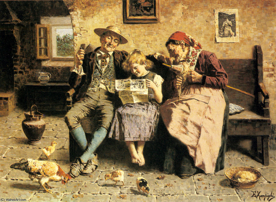 Reading The News — Eugenio Zampighi