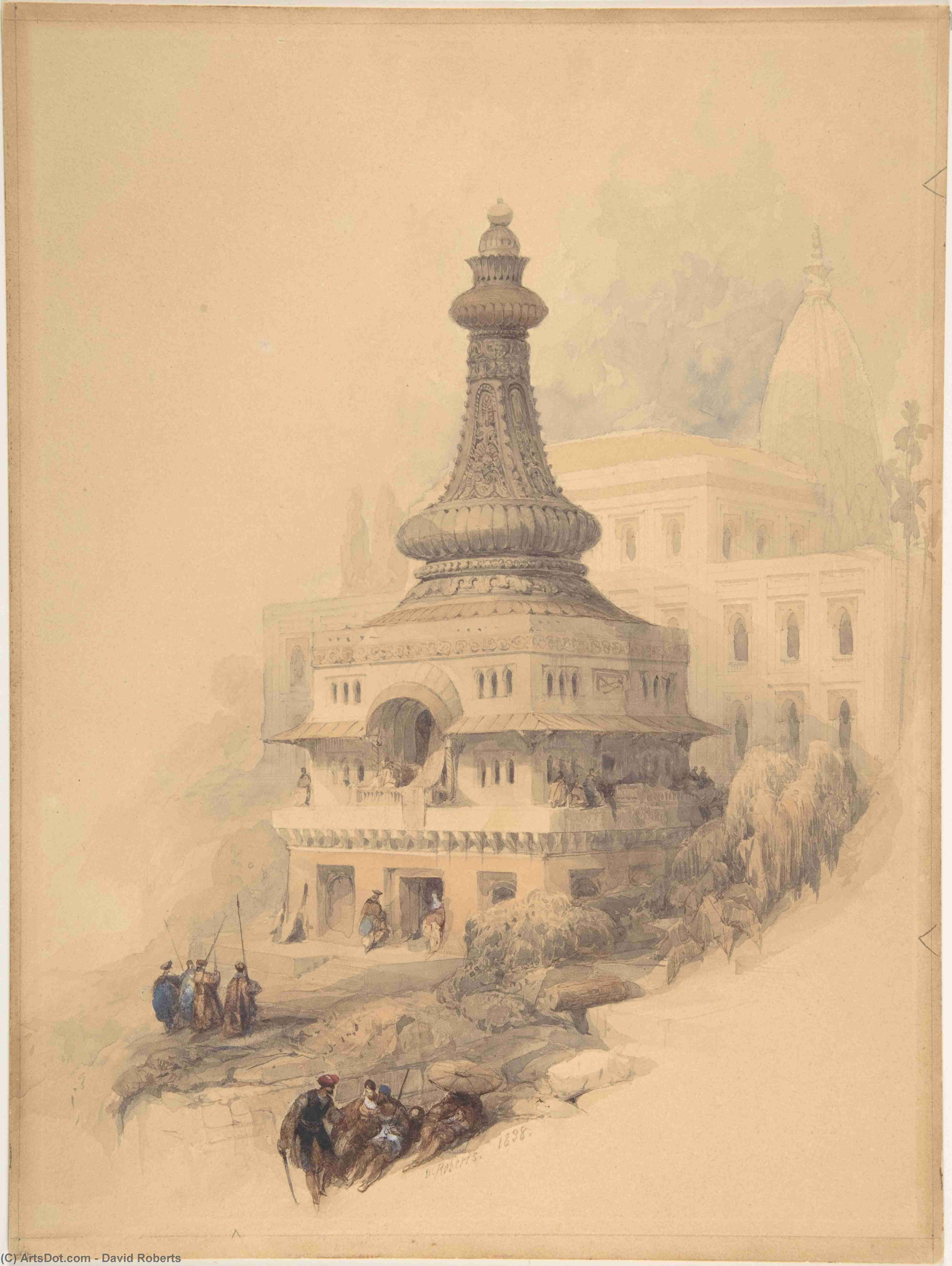 Oriental Scene — David Roberts