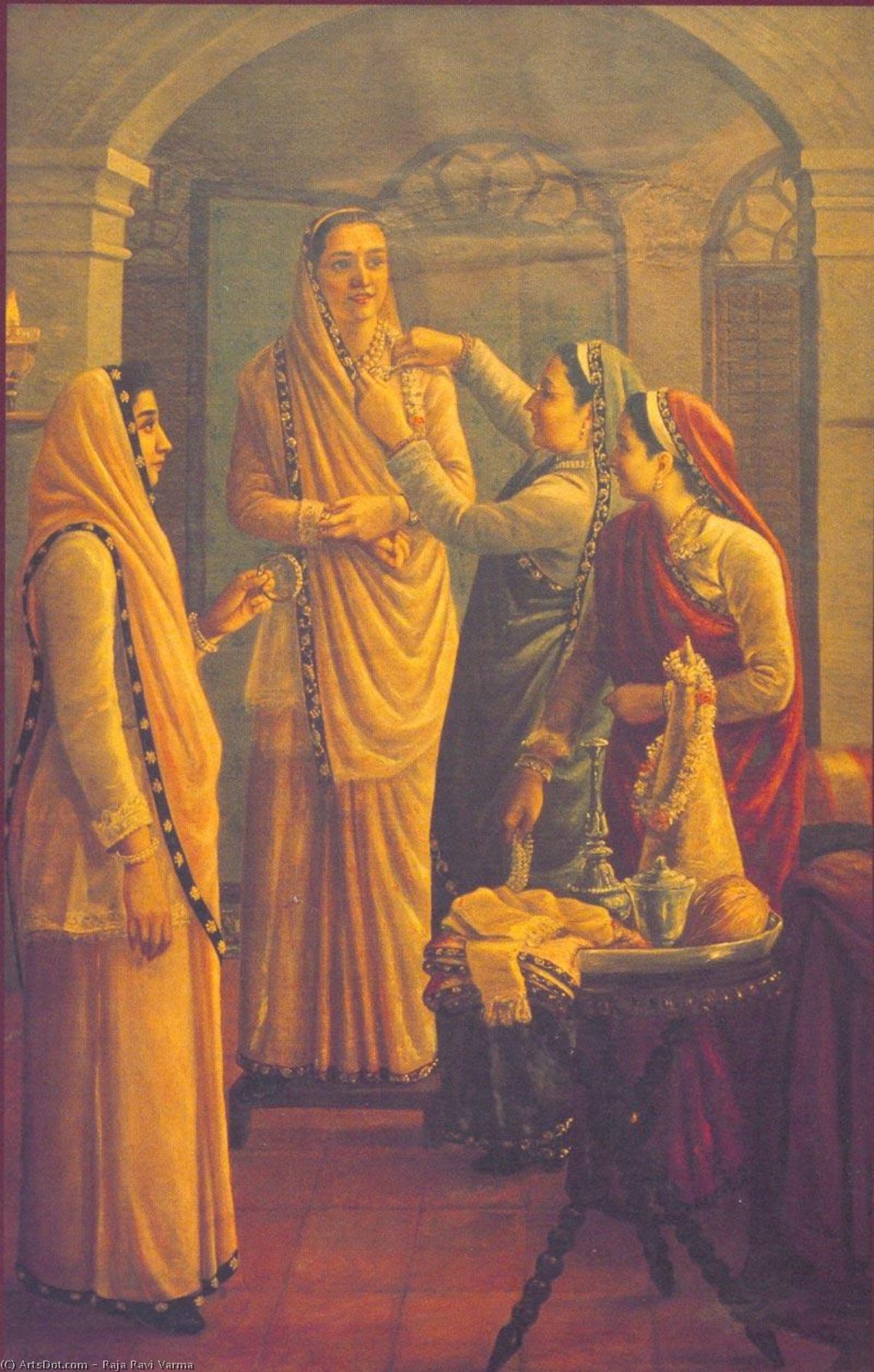 Decking The Bride — Raja Ravi Varma