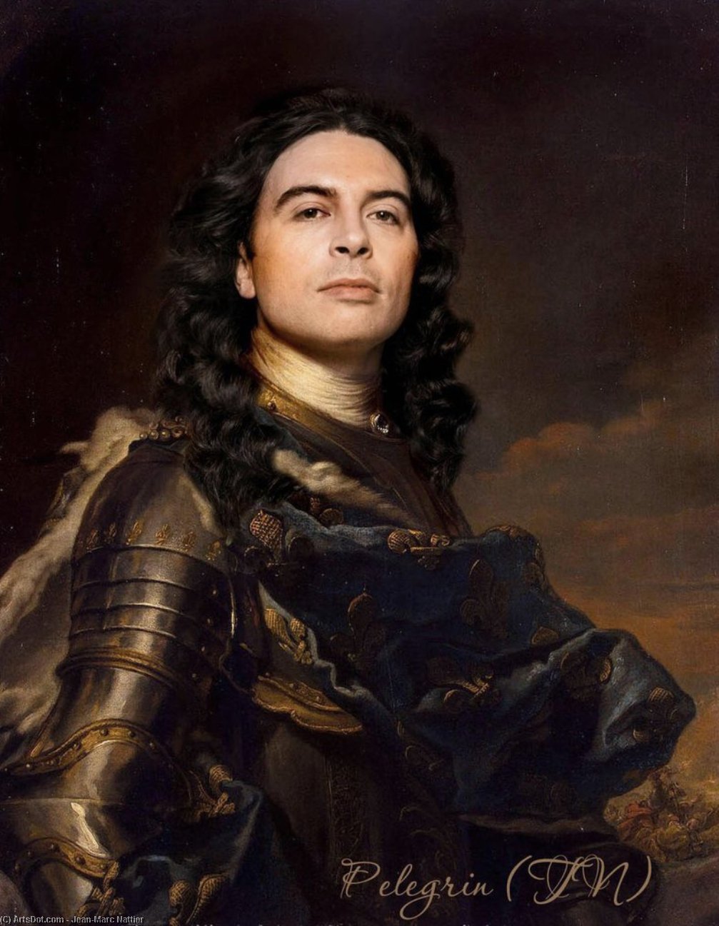 Portrait Of Louis Xv Of France — Marc Nattier
