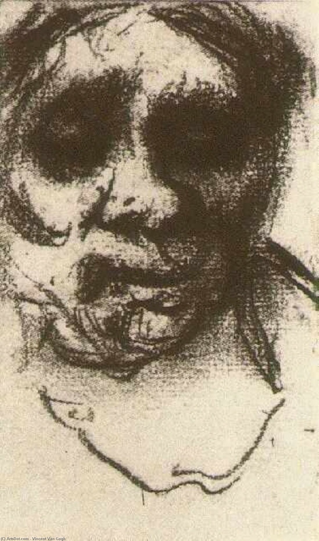 Bauernfrau, Kopf (16) — Vincent Willem Van Gogh