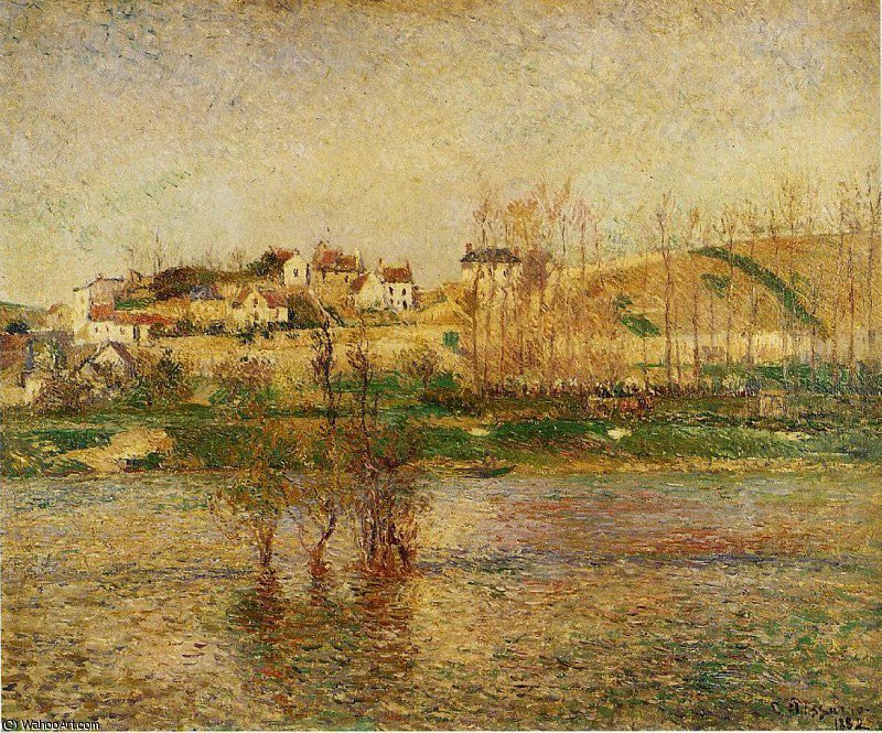 Flood In Pontoise. — Camille Pissarro