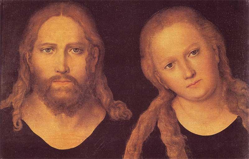 Christ And Mary — Lucas Cranach The Elder