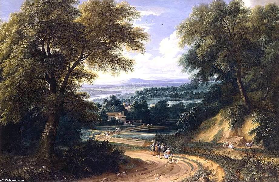 Landscape With Travellers — Adriaen Frans Boudewijns