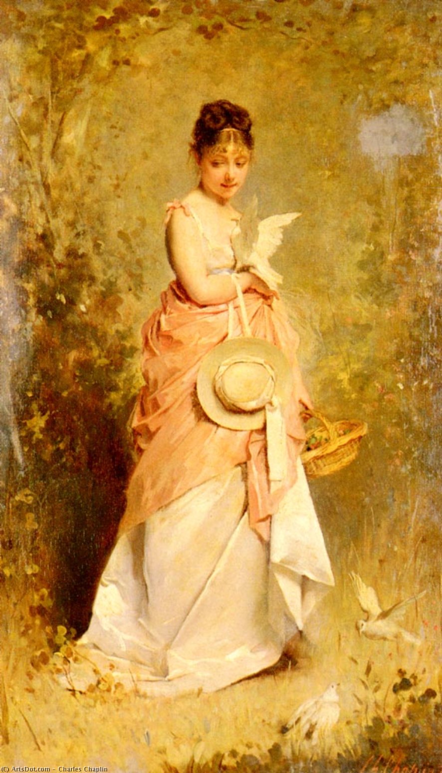 La Jeune Fille Aux Colombes — Charles Chaplin