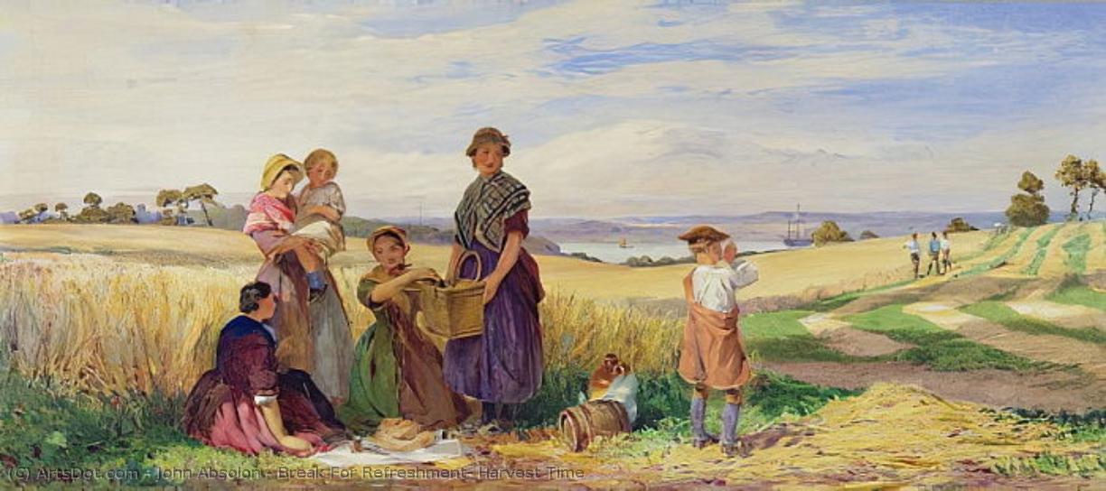 Break For Refreshment, Harvest Time — John Absolon