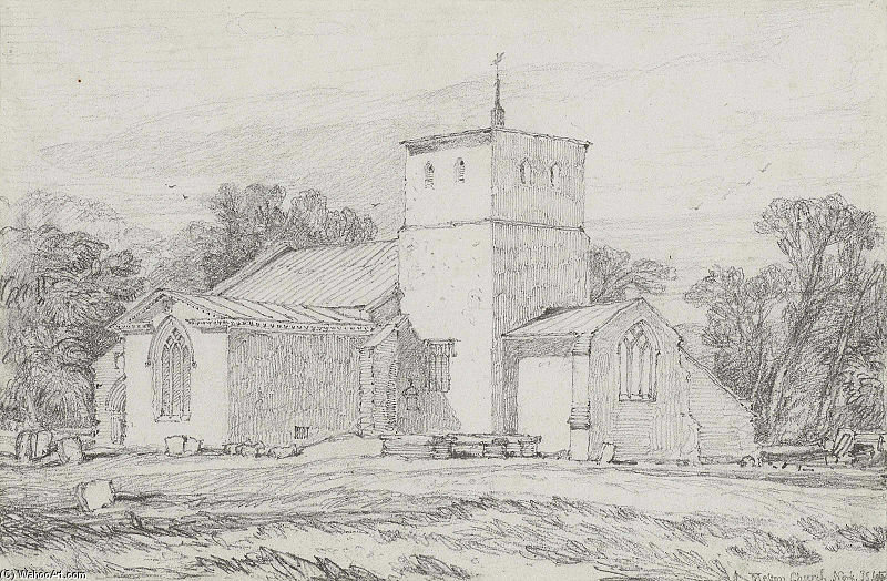 Melton Church Norfolk — John Sell Cotman