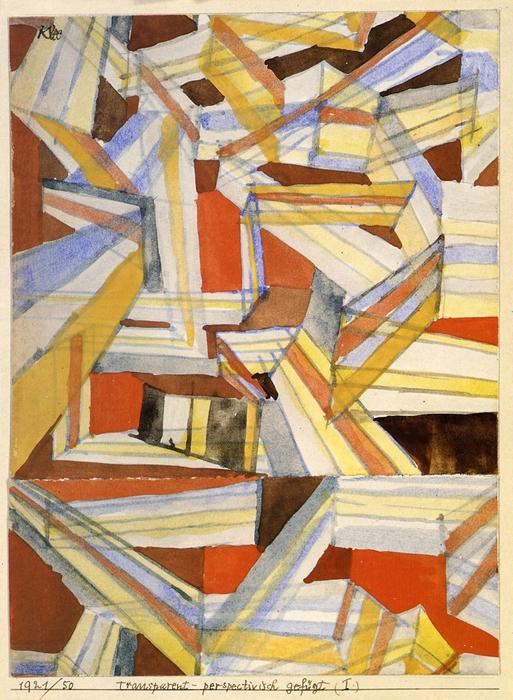 Transparent-perspectivisch Gefugt — Paul Klee