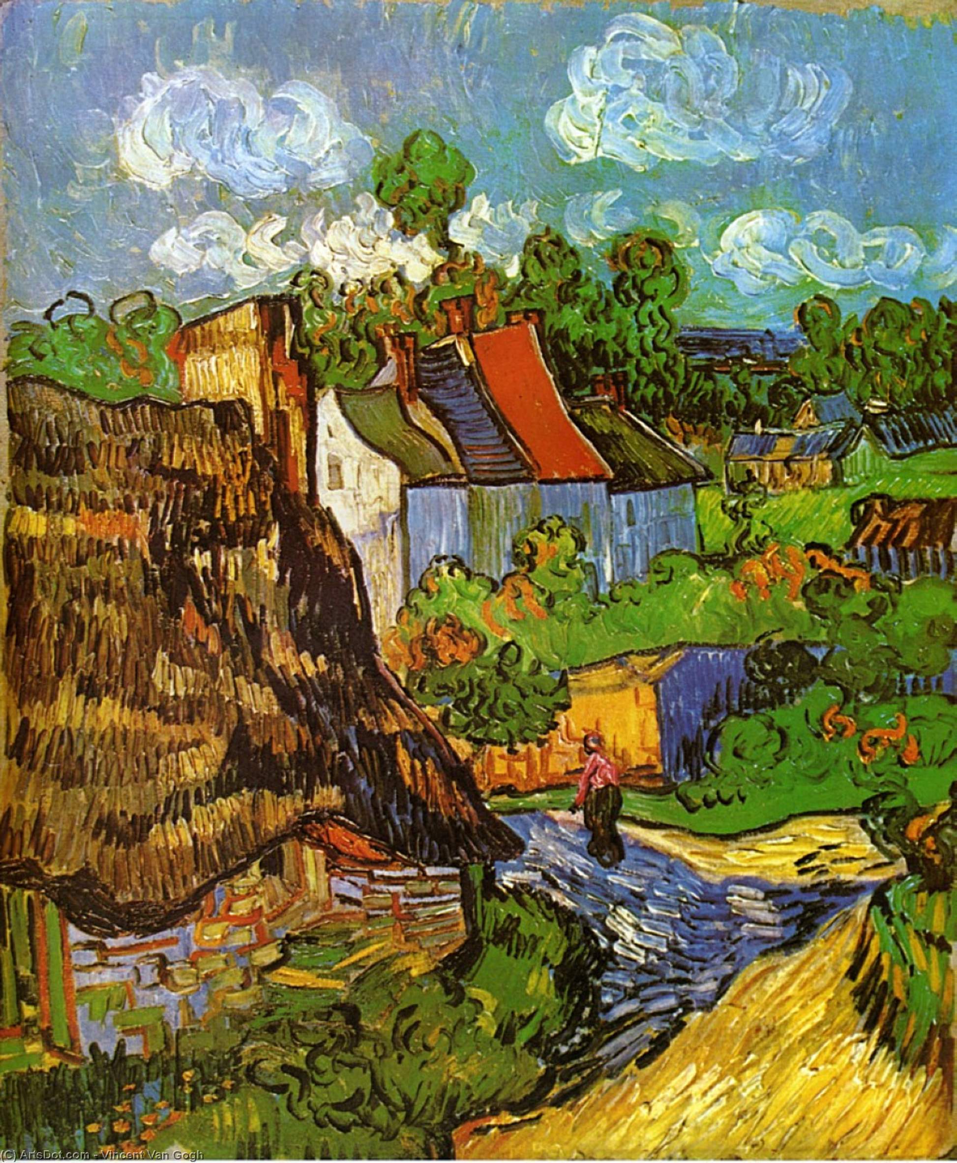 Houses In Auvers 2 — Vincent Willem Van Gogh