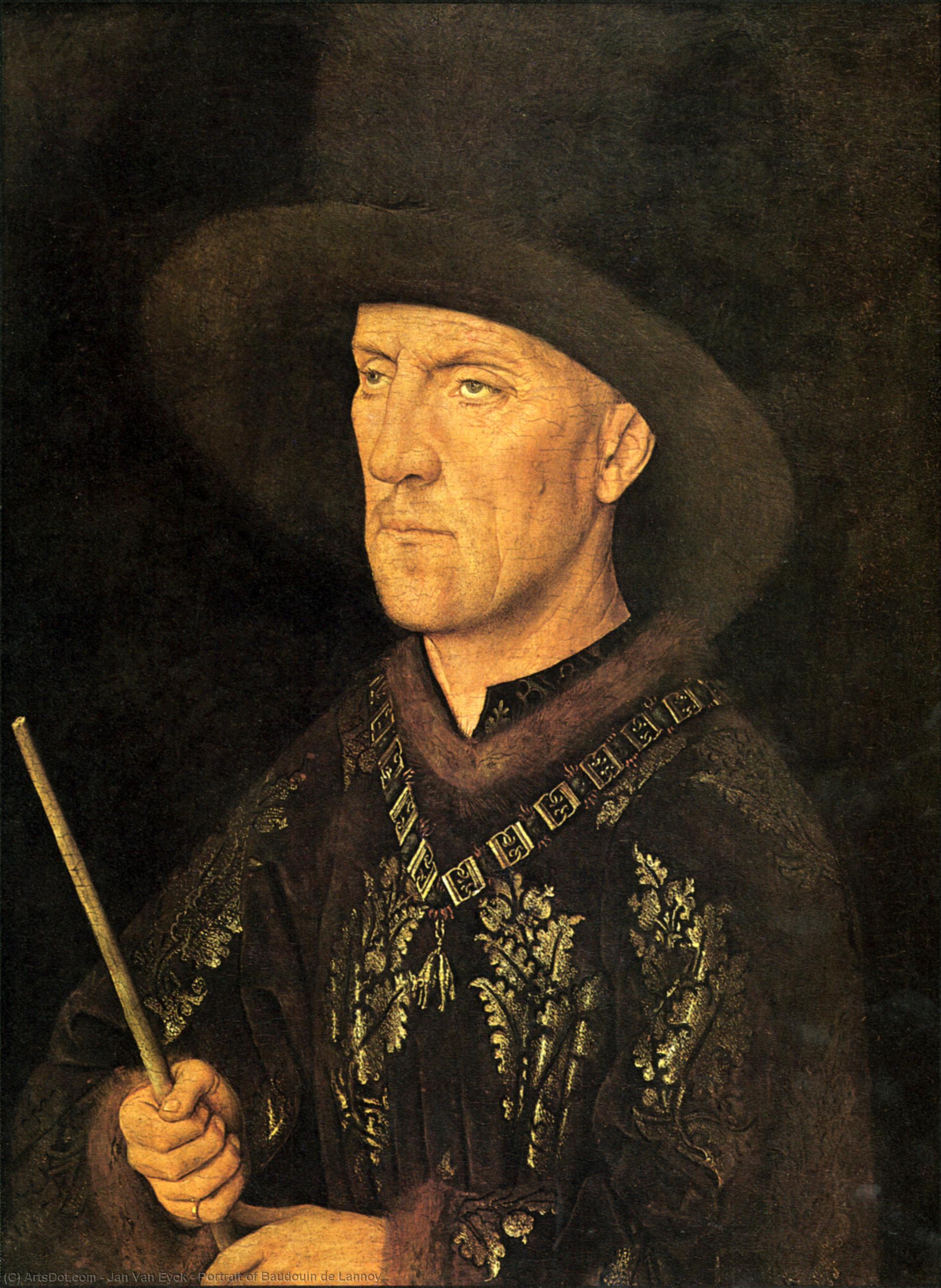 Portrait Of Baudouin De Lannoy — Jan Van Eyck