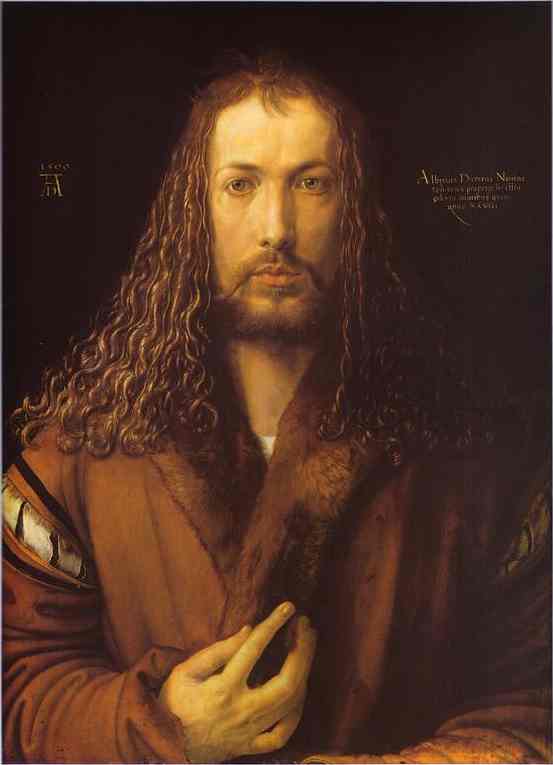 Self-portrait At 28 — Albrecht Dürer