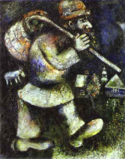 Der Wanderer — Marc Chagall