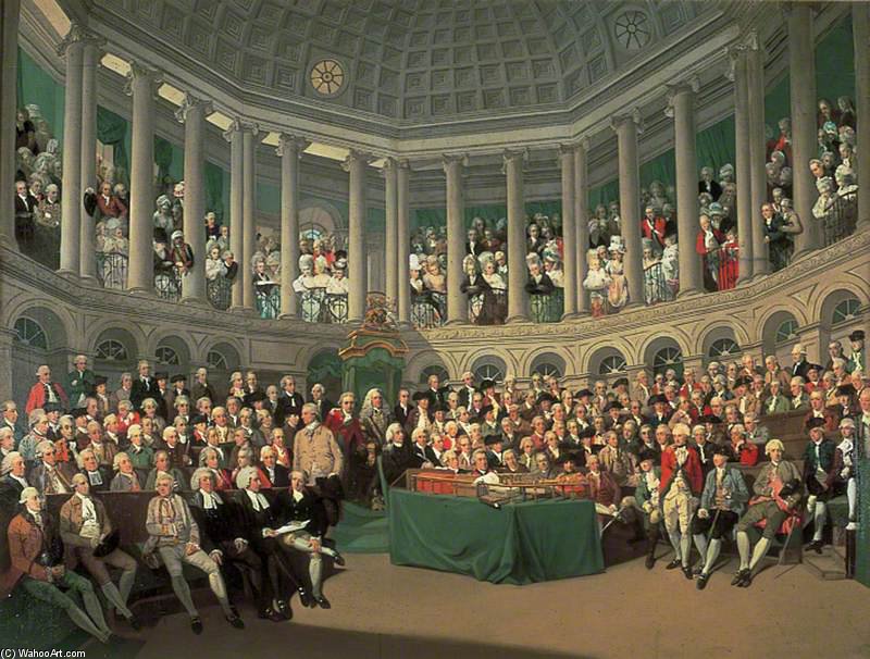 The Irish House Of Commons — Francis Wheatley