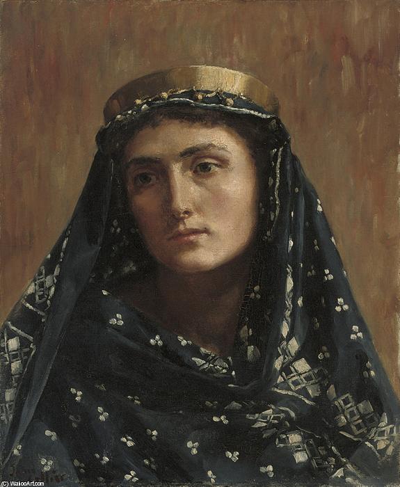 Portrait Of A Lady In Eastern Dress — John Maler Collier
