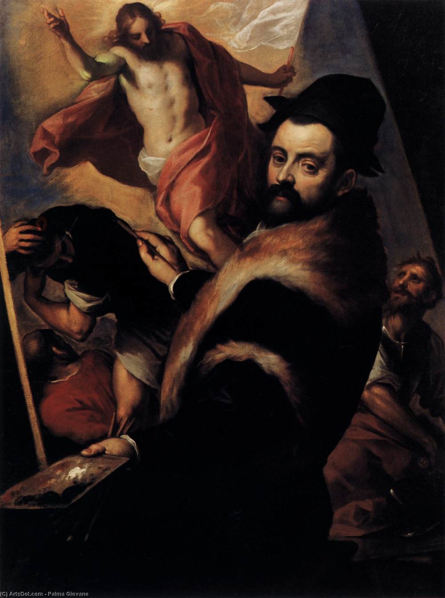 Self-portrait — Jacopo Palma Il Giovane
