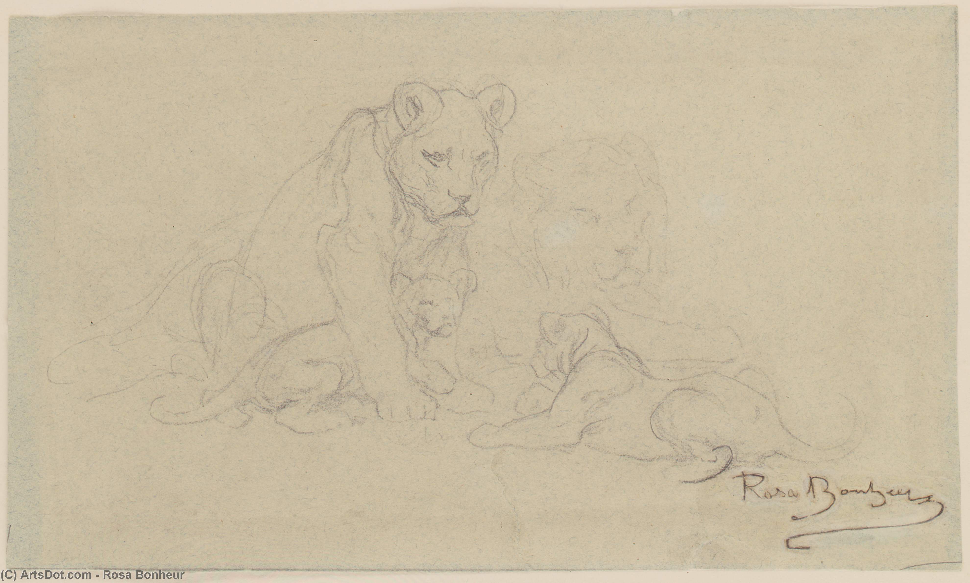 Pride Of Lions — Rosa Bonheur