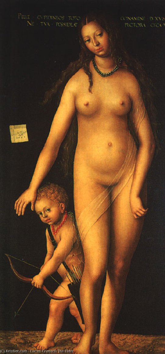 Venus And Cupid — Lucas Cranach The Elder