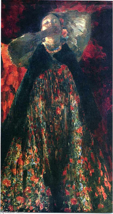 Peasant Girl — Filipp Andreevich Maliavin