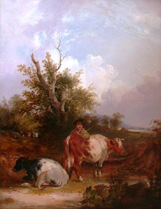 The Cowherd — William Shayer Senior