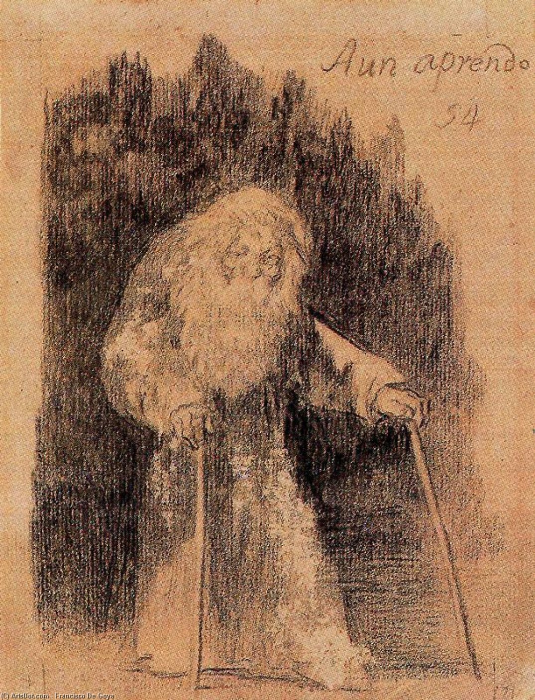 J'apprends Encore — Francisco José De Goya Y Lucientes