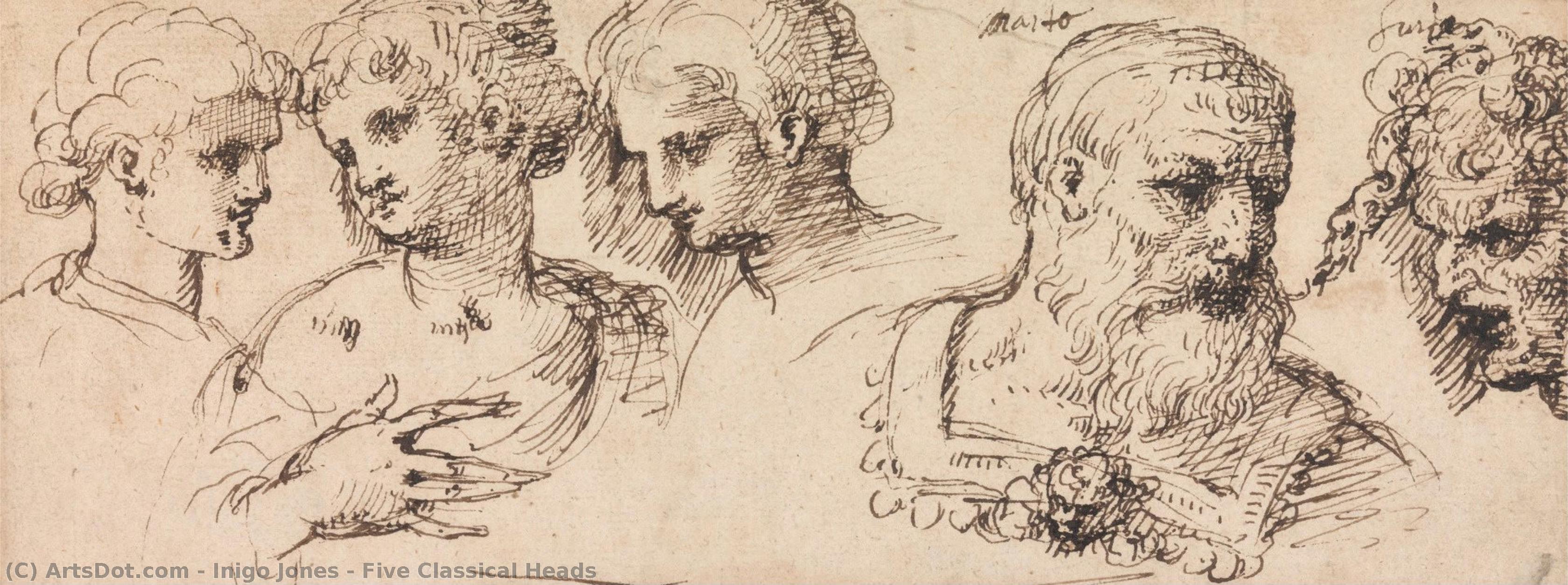 Five Classical Heads — Inigo Jones